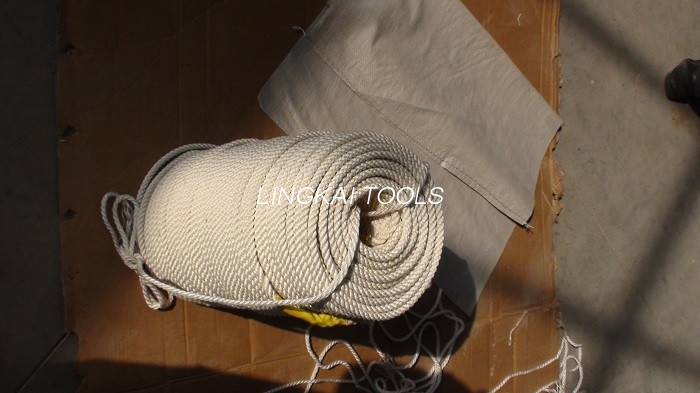 Weave Silk Insulated Rope Light Meáchan Téad Sábháilteachta Tógála Le haghaidh Teaghrán Líne Lastuas