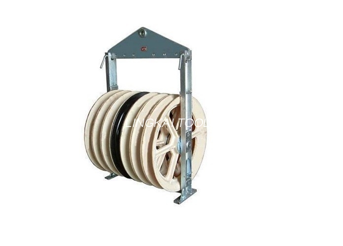 Cúig Rothaí níolón Trastomhas 916mm Pulley Seoltóir Cuachta Do Líne Lastuas