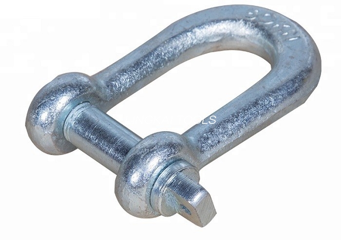 Slabhra Ancaire Cineál U Shackle , Bioráin Scriú Ancaire Shackle Chun Ceangail Wire Rope