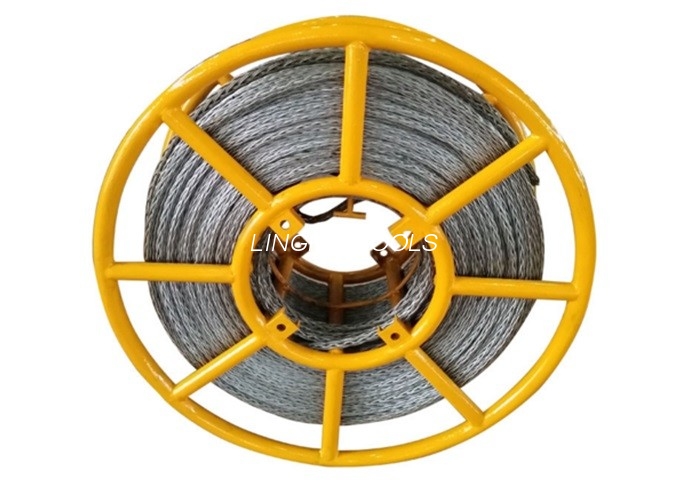 12 Shnáithe Rópa Sreanga Frith-Chroiche Galvanized Braided Line Lastuas Polit Rópa