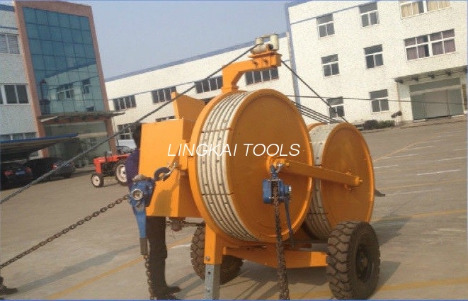 Tensioner Puller Hiodrálacha Oráiste SA-YQZ40 40KN Le haghaidh Seoltóir Tarraingthe / Teannaithe