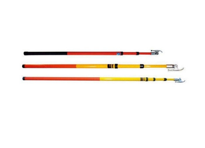 500KV Voltas 7.5M Insliú Bata Te Leictreach Teileascópach Fiberglass