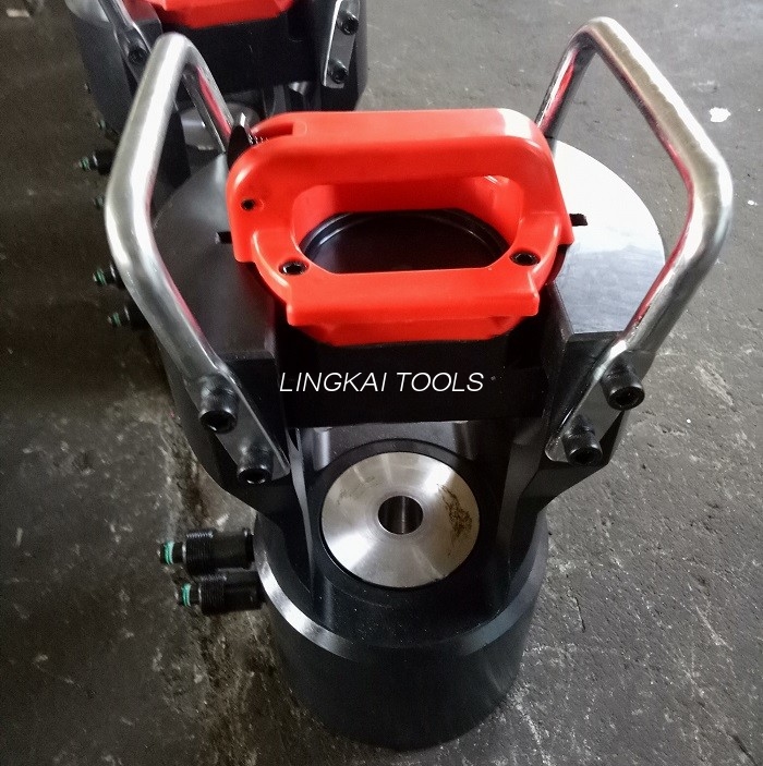 Uirlis Crimping Cábla Hiodrálacha 100 T / Meaisín Preas Hiodrálacha Le Caidéal Hiodrálacha 80Mpa