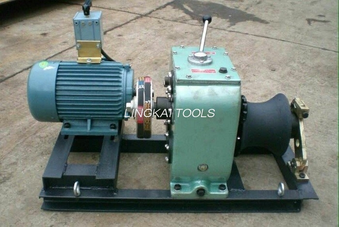 Uirlis Tógála Líne 3 Ton Cábla Winch Puller Le 3KW Electromotor