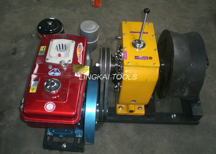 Fórsa Tarraingt Fast 4T Winch Powered Diesel / Trealamh Tarraingthe Cábla Liting / Ardaitheoir