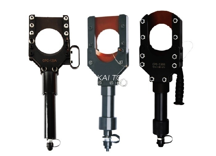 Fad Éadrom Sreang Hiodrálacha Crimper Gearradh Max 100mm Armúrtha Cu / Al Cábla