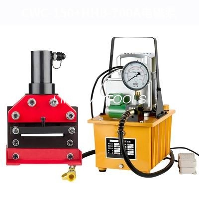 30T Busbar Cutter Uirlisí Cábla Faoi Thalamh Do 12mm 200mm Pláta Copar / Alúmanam